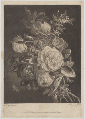 A Bouquet of Flowers with Ants and a Wasp