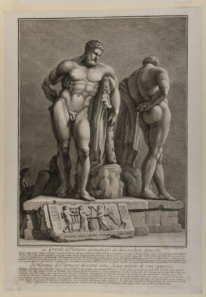 Two Views of the Farnese Hercules