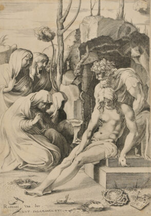 Joseph of Arimethea Sustaining the Body of Christ