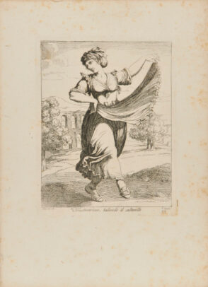 from the book “Nuova Raccolta di cinquanta motivi Pittoreschi e Costumi di Roma, incisi all’Acqua forte da Bartolomeo Pinelli Romano” (Rome: Presso Lorenzo Lazzari, 1810)