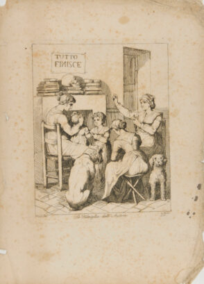 from the book “Nuova Raccolta di cinquanta motivi Pittoreschi e Costumi di Roma, incisi all’Acqua forte da Bartolomeo Pinelli Romano” (Rome: Presso Lorenzo Lazzari, 1810)