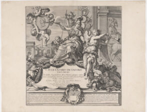 Title Plate from the series “The Triumph of Caesar”