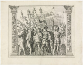 Plate 1 from the series “The Triumph of Caesar”