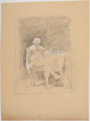 Study of a Man Reading