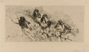 Five Birds on a Flowering Branch