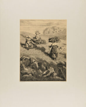 Le Soir dans les Bruyères, Auvergne