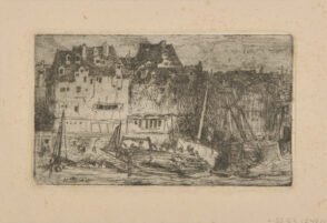 Boats Docked at Night