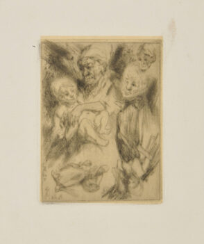 Sketch Plate with Seven Figures