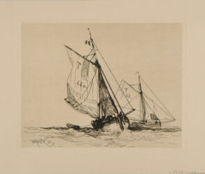 Two Boats at Sea