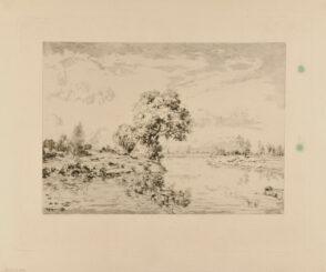 Pêcheur levant ses filets