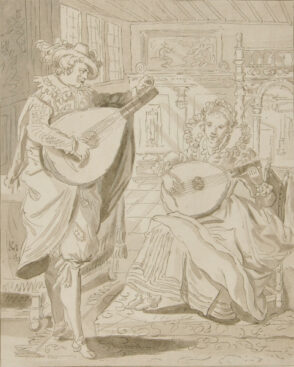 Couple Playing Lutes