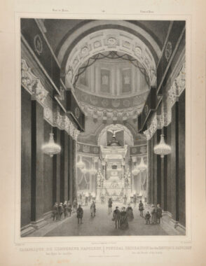 Funeral Decoration for the Emperor Napoleon into the Church of the Invalide