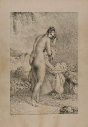 Nymphe sortant du bain