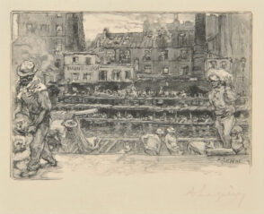 Les Déchargeurs de plâtre, Canal Saint Martin