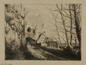 Landscape: House in the Mountains