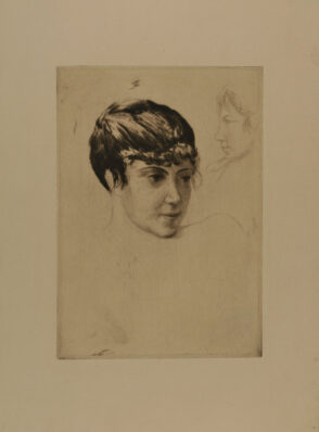 Portrait Study of a Young Girl’s Head