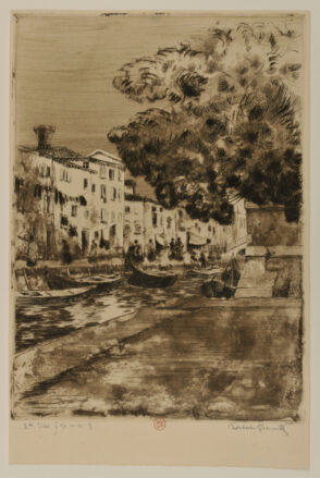 Entrance to the Public Garden, Venice