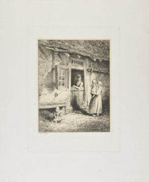 Porte d’une chaumière