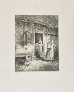 Porte d’une chaumière