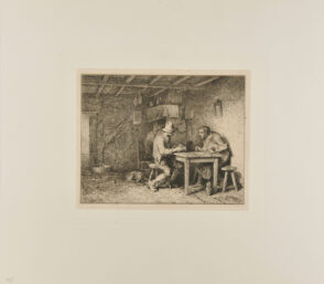 Joueurs de cartes: Intérieur