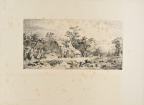 Paysage: Chaumières