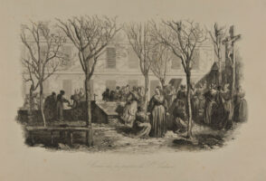 Cour de la prison de Saint-Lazare