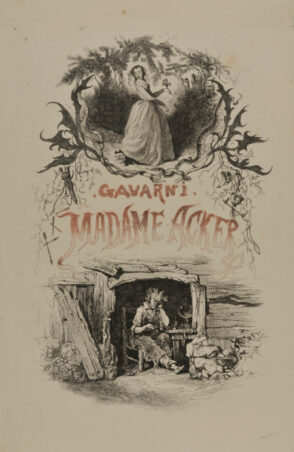Frontispiece from the book “Paul Gavarni, Madame Acker (Paris: L. Curmer, 1842)”