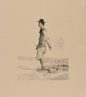 Man with a basket of vegetables