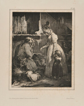 Pauvre assis dans la rue