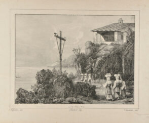 Women by the Sea with Bundles on Their Heads, after Napoleon