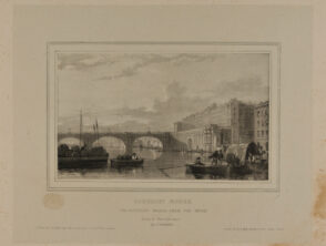 Somerset House and Waterloo Bridge from the River