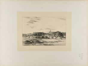 Rangée de maisons d’un village