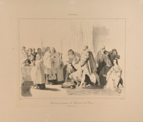 Derniers moments de Leonard de Vinci (Salon de 1835)