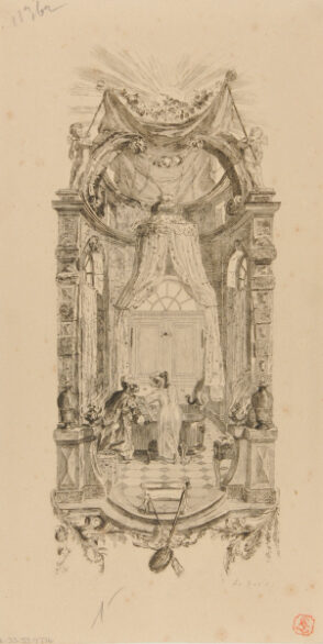 Chatte s’apprêtant au bain