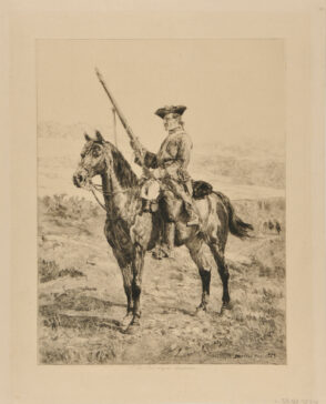 Soldier on horseback