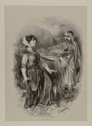 Woman Seeing a Ghost