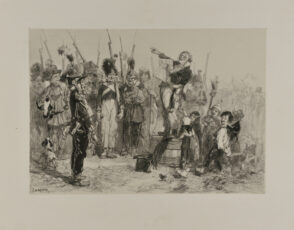 Man Giving a Speech to Soldiers