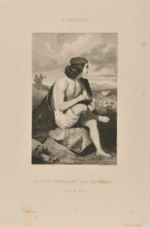 Giotto Dessinant ses Moutons