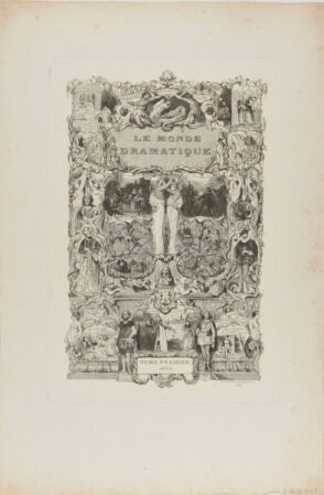 Cover for “Le Monde Dramatique,” Volume I