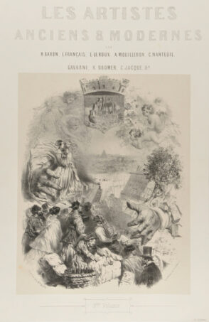 Cover for “Les Artistes Anciens et Modernes,” Volume 9