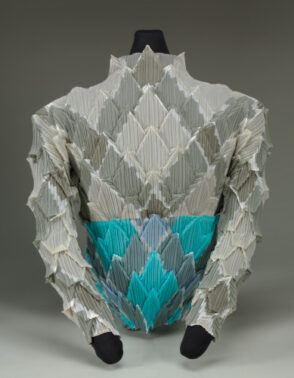 Pleated Mock Turtleneck Top