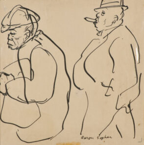 Drawing for the Book “Aaron Sopher” by Forbes Watson