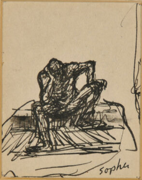 Dark Seated Figure