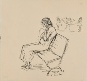 Old Woman on a Bench