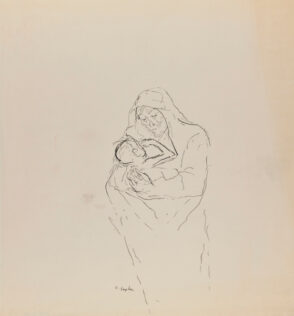 Woman Holding Child