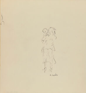 Mother Holding Child