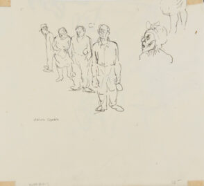 Workers (recto); Women at a Table (verso)
