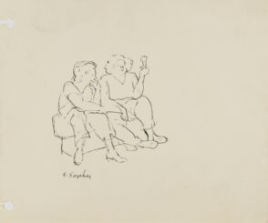 Two Women Sitting