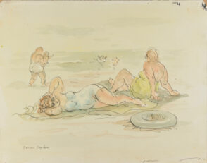 At the Beach (recto); At the Fair (verso)