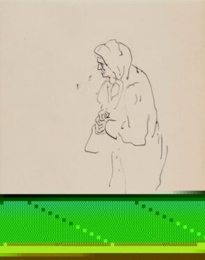 Old Woman in Profile